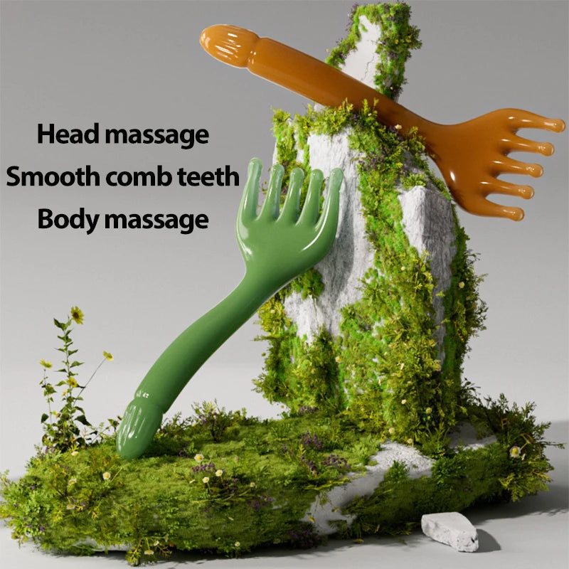 Tête Masseur Cuir Chevelu Gua Sha
