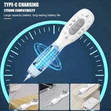 Charger l&#39;image dans la galerie, Electric Scalp Massage Comb Red Blue LED Light Therapy EMS Vibration Massage Brush Anti-Hair Loss Medicine Scalp Oil Applicator
