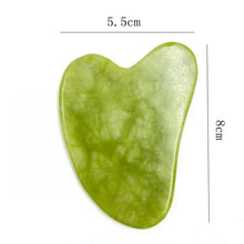Charger l&#39;image dans la galerie, Natural Jade Roller Face Gua Sha Natural Stone Body Neck Massager Acupoint Eye Care Spa Massage Tools Massage Visage Lifting
