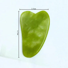 Charger l&#39;image dans la galerie, Natural Jade Roller Face Gua Sha Natural Stone Body Neck Massager Acupoint Eye Care Spa Massage Tools Massage Visage Lifting
