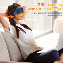 Charger l&#39;image dans la galerie, Hot Compress Eye Mask USB 6 Vibration Massage Dry Eyes Relief Heated Steam Eyemask with Remote Control For Sleeping Office
