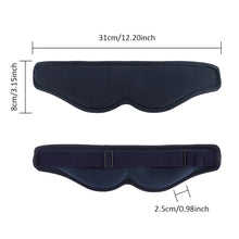 Charger l&#39;image dans la galerie, Hot Compress Eye Mask USB 6 Vibration Massage Dry Eyes Relief Heated Steam Eyemask with Remote Control For Sleeping Office
