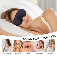Charger l&#39;image dans la galerie, Hot Compress Eye Mask USB 6 Vibration Massage Dry Eyes Relief Heated Steam Eyemask with Remote Control For Sleeping Office

