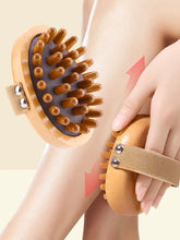 Charger l&#39;image dans la galerie, Body Anti Cellulite Cushion Meridian Brush Multi-Functional Wooden Spa Air Cushion Massage Hair Comb Scalp Body Massage Brush
