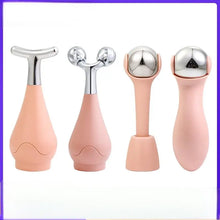 Charger l&#39;image dans la galerie, Massager for face Stainless Steel Cryo Facial Roller with   Hot Cold Therapy Massage Ball for Face De-Puffing  Contouring
