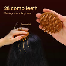 Charger l&#39;image dans la galerie, Body Anti Cellulite Cushion Meridian Brush Multi-Functional Wooden Spa Air Cushion Massage Hair Comb Scalp Body Massage Brush
