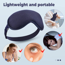 Charger l&#39;image dans la galerie, Hot Compress Eye Mask USB 6 Vibration Massage Dry Eyes Relief Heated Steam Eyemask with Remote Control For Sleeping Office

