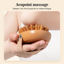 Charger l&#39;image dans la galerie, Body Anti Cellulite Cushion Meridian Brush Multi-Functional Wooden Spa Air Cushion Massage Hair Comb Scalp Body Massage Brush
