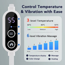 Charger l&#39;image dans la galerie, Hot Compress Eye Mask USB 6 Vibration Massage Dry Eyes Relief Heated Steam Eyemask with Remote Control For Sleeping Office
