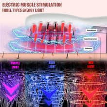 Charger l&#39;image dans la galerie, Electric Scalp Massage Comb Red Blue LED Light Therapy EMS Vibration Massage Brush Anti-Hair Loss Medicine Scalp Oil Applicator
