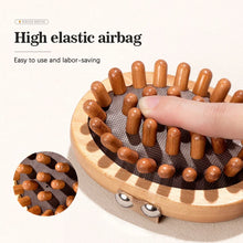 Charger l&#39;image dans la galerie, Body Anti Cellulite Cushion Meridian Brush Multi-Functional Wooden Spa Air Cushion Massage Hair Comb Scalp Body Massage Brush
