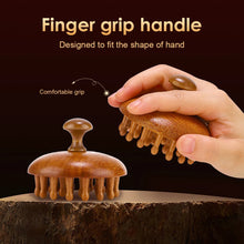 Charger l&#39;image dans la galerie, Body Anti Cellulite Cushion Meridian Brush Multi-Functional Wooden Spa Air Cushion Massage Hair Comb Scalp Body Massage Brush
